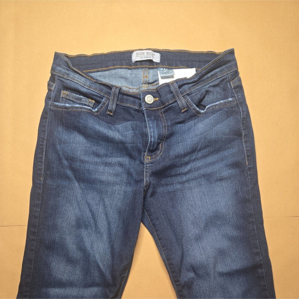 Judy Blue Women's Size 13/31 Denim Jeans Blue Skinny Rayon Low Rise 8328